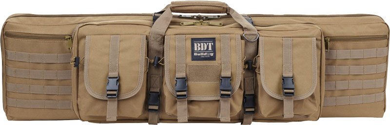 BDT3536T_1.jpg BULLDOG 36" SINGLE TACTICAL CS - 3 LARGE ACCESSORY POCKETS TAN