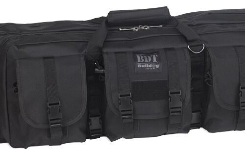 BULLDOG 37" SINGLE TACTICAL CS - 3 LARGE ACCESS POCKETS BLACK