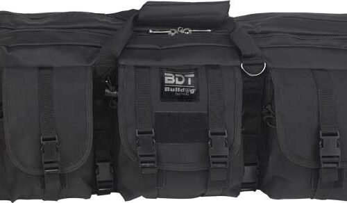 BULLDOG 43" SINGLE TACTICAL CS - 3 LARGE ACCESS POCKETS BLACK