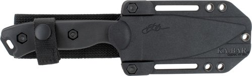 BK18BK_IN-SHEATH.jpg KA-BAR BECKER BLACK HARPOON - 4.5" FIXED W/ CELCON SHEATH