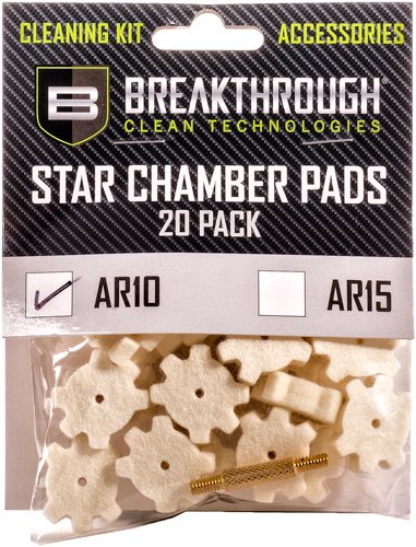BREAKTHROUGH AR-10 STAR - CHAMBER PAD 20 PK W/ 8-32 ADTR