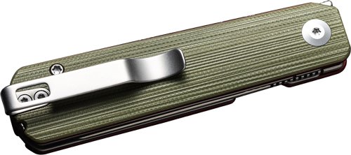 C21004B1_CLOSED.jpg CIVIVI KNIFE SENDY 2.83" - MILLED GREEN/RED G-10 SATIN