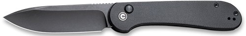 CIVIVI KNIFE ELEMENTUM 3.47" - BLACK G-10/BLACK STONEWASH