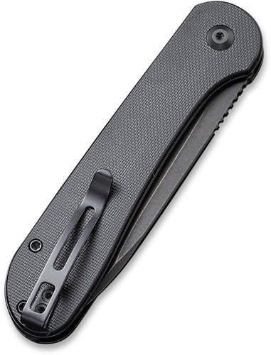 C2103A_CLOSED.jpg CIVIVI KNIFE ELEMENTUM 3.47" - BLACK G-10/BLACK STONEWASH