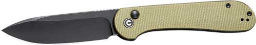 C2103B.jpg CIVIVI KNIFE ELEMENTUM 3.47" - OLIVE MICARTA/BLACK STNWASH