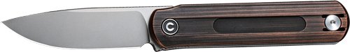 CIVIVI KNIFE FOLDIS 2.67" BLK - HAND RUBBED COPPER/SILVER