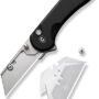 CIVIVI UTILITY KNIFE ELEMENTUM - 2.26" BLACK W/3 EXTRA BLADES