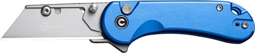 C23039B2.jpg CIVIVI UTILITY KNIFE ELEMENTUM - 2.26" BLUE W/3 EXTRA BLADES
