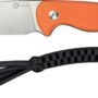 C230942.jpg CIVIVI KNIFE TIMBERBARK 3.2" - FIXED ORANGE/SATIN G10 STNWASH