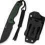 CIVIVI KNIFE TIMBERBARK 3.2" - FIXED GREEN MICARTA/BLK STNWSH