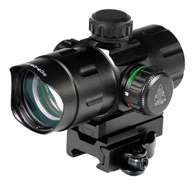 DS3840W.jpg UTG RED DOT 4.0 MOA DOT 38MM - WITH INTEGRAL QD MOUNT