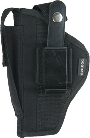 FSN11.jpg BULLDOG EXTREME SIDE HOLSTER - BLACK W/MAG POUCH PD JUDGE