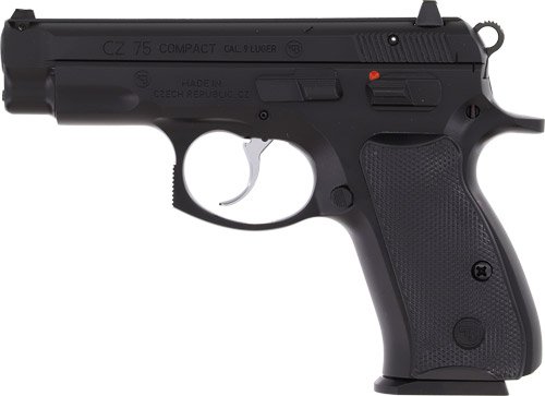 CZ 75 COMPACT 9MM FS 10RD - MANUAL SAFETY BLACK POLYCOTE