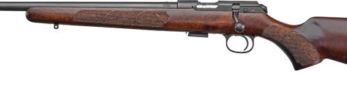 CZ 457 AMERICAN LH 22WMR - 24.5" BLUED BARREL WALNUT STK