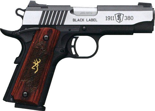 G051913492.jpg BROWNING 1911-380 BLACK LABEL - MEDALLION PRO 3.62"FS WOOD