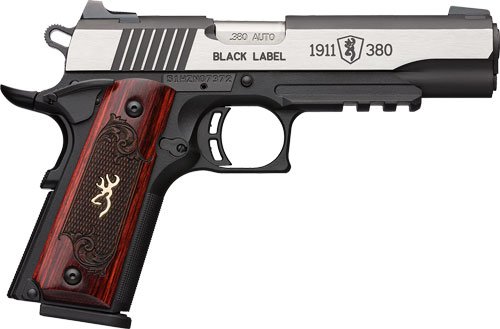 G051970492.jpg BROWNING 1911-380 BLACK LABEL - MEDALLION PRO 3.58" FS W/RAIL