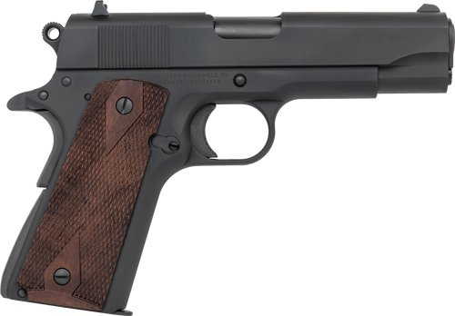 TISAS 1911 TANK COMMANDR 9MM - 4.25" BBL WOOD GRIP 9RD BLACK
