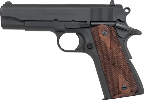 TISAS 1911 TANK COMMANDR 9MM - 4.25" BBL WOOD GRIP 9RD BLACK