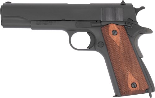 TISAS 1911A1 US ARMY 45ACP - 5" BBL 7RD WOOD GRIP/BLACK