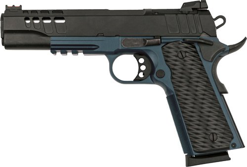 G1911A45FSSBLU.jpg GLFA 1911 PISTOL 45ACP 5" FS - BLACK SLIDE TITANIUM FRAME