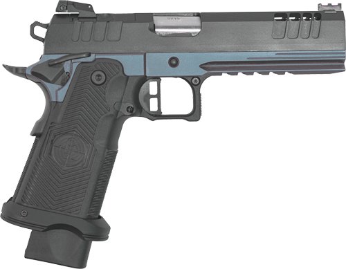 G1911DS9FSSBLU.jpg GLFA 1911DS SYNERGY 9MM 5" 20 - SHOT BLK SLIDE TITANIUM FRAME