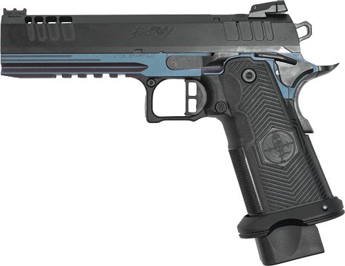 GLFA 1911DS SYNERGY 9MM 5" 20 - SHOT BLK SLIDE TITANIUM FRAME