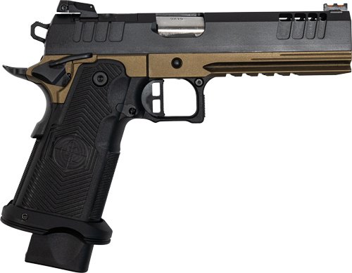 G1911DS9FSSBRZ.jpg GLFA 1911DS SYNERGY 9MM 5" 20 - SHOT BLACK SLIDE BRONZE FRAME