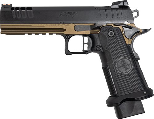 G1911DS9FSSBRZ_LEFT.jpg GLFA 1911DS SYNERGY 9MM 5" 20 - SHOT BLACK SLIDE BRONZE FRAME