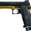 GLFA 1911DS SYNERGY 9MM 5" 20 - SHOT BLACK SLIDE GOLD FRAME