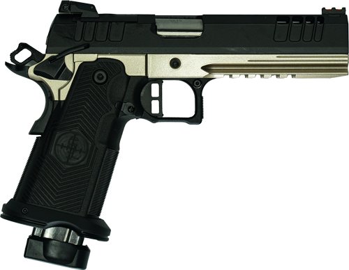 G1911DS9FSSGPLT GLFA 1911DS SYNERGY 9MM 5" 20 - SHOT BLK SLIDE PLATINUM FRAME