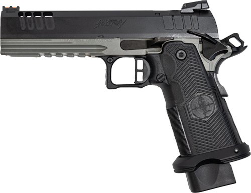 G1911DS9FSSSRK_LEFT.jpg GLFA 1911DS SYNERGY 9MM 5" 20 - RDS BLK SLIDE BULL SHARK FRAME