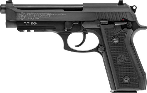 G192015117_LEFT.jpg TAURUS 92 9MM 5" FS 17-SHOT - BLUED CHECKERED RUBBER
