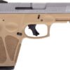 TAURUS G3 9MM 15-SHOT 3-DOT - ADJ. TAN/STAINLESS POLYMER