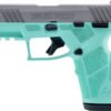 TAURUS GX2 9MM 13-SHOT ADJ. - CYAN FRAME STAINLESS SLIDE