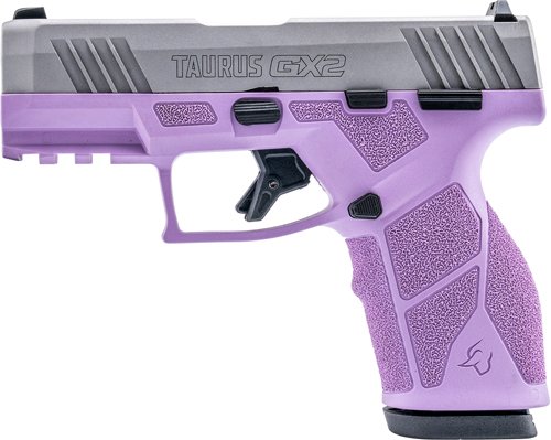 G1GX2939LP_LEFT.jpg TAURUS GX2 9MM 13-SHOT ADJ. - LIGHT PURPLE FRAME SS SLIDE