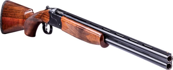 STEVENS 555 COMPACT O/U 410GA - 24" BLUE/WALNUT EXTRACTORS