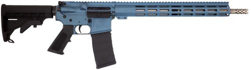 G223BL.jpg GLFA AR15 RIFLE 223 WYLDE - 16" S/S BBL BLUE TITANIUM
