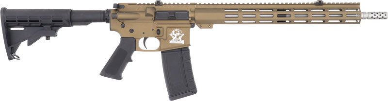 G223BRSS.jpg GLFA AR15 RIFLE 223 WYLDE - 16" S/S BBL BRONZE