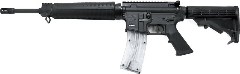 RRA LAR-22 MID A4 POLY 22LR - 6 POS STK 16" BBL BLACK