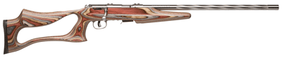 SAVAGE MARK II-BSEV 22LR 21"< - HB FLUTED ACCU TRIG BL/EVO LAM