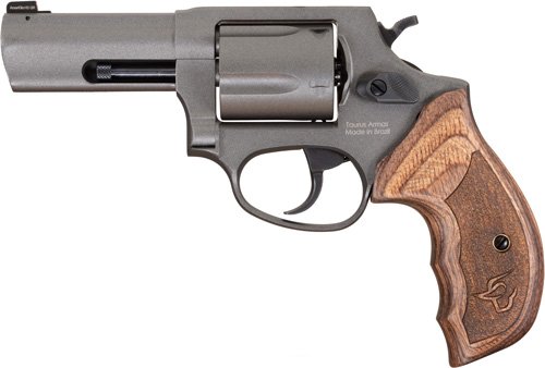 TAURUS 605 357MAG 3" FS - 5-SHOT TUNGSTEN CERAKOTE WOOD