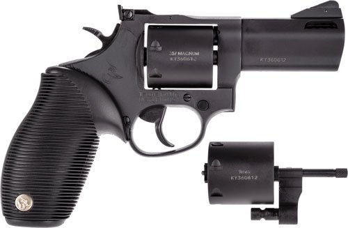 TAURUS 692 38/357/9MM 3." ADJ. - 7-SHOT PORTED MATTE BLK RIBBER