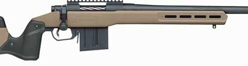 MOSSBERG PATRIOT LR 308WIN 22" - THREADED 7RD MATTE BLUE ADJ