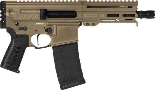 CMMG PISTOL DISSENT MK4 300AAC - 6.5" 30RD COYOTE TAN