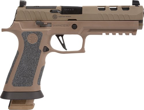 SIG P320 XFIVE DH3 9MM 5" OR - XRAY3 (3)21RD AXG GRIP COYOTE