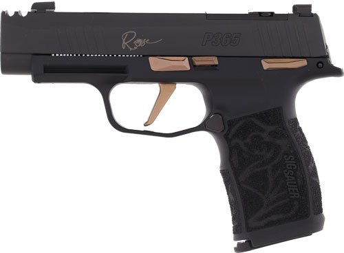 SIG P365 XL COMP 9MM 3.1" - XRAY3 OR (2)12RD ROSE KIT BLK