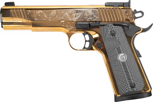 G390093_LEFT_1.jpg GIRSAN MC1911 MATCH GOV'T - ENGRAVED 45ACP ADJ. SGT GOLD