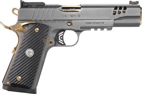 G390199_2.jpg GIRSAN MC1911 NEGOTIATOR 45ACP - MATCH TITANIUM/GOLD 8RD TALO