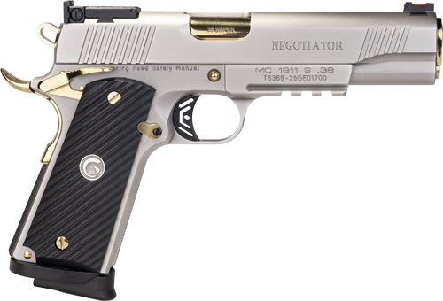 G390399_1.jpg GIRSAN 1911 NEGOTIATOR TALO - 38 SUPER 5" 9RD TITANIUM/GOLD