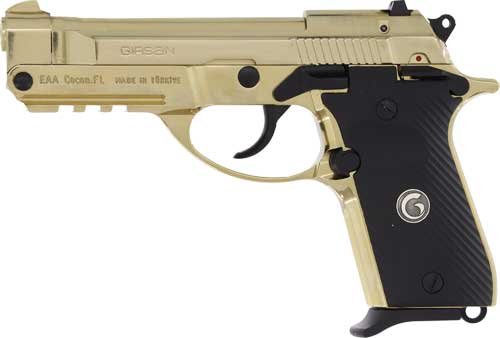 GIRSAN MC14T SOLUTION 380ACP - GOLD W/ G10 GRIP TIPUP 13RD